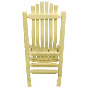 Montana Woodworks Homestead Adult Rocker Chair Rocker Chair Clear Exterior