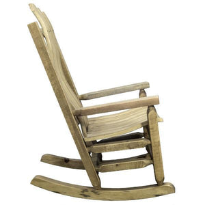 Montana Woodworks Homestead Adult Rocker Chair Rocker Chair Clear Exterior