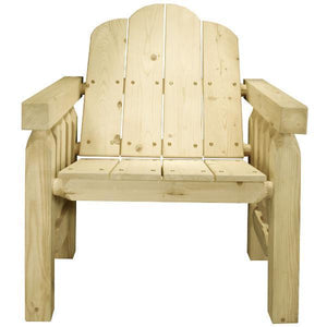 Montana Woodworks Homestead Deck Chair Outdoor Chairs Clear Exterior Finish