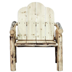 Montana Woodworks Montana Log Deck Chair Outdoor Chairs Ready to Finish