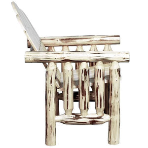 Montana Woodworks Montana Log Deck Chair Outdoor Chairs Ready to Finish