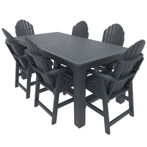 Muskoka 7pc 42x84 Counter Dining Set Dining Set Federal Blue