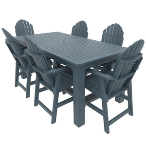 Muskoka 7pc 42x84 Counter Dining Set Dining Set Nantucket Blue