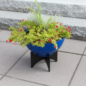 Normal Planters with Steel Patina Bowls Patina Bowls