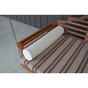 A & L Furniture Outdoor Bolster Pillow Cushions & Pillows 7"X18" / Natural