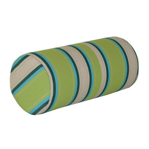 Outdoor Bolster Pillow Cushions & Pillows 7"X18" / Lime Stripe / outdoor bolster pillows
