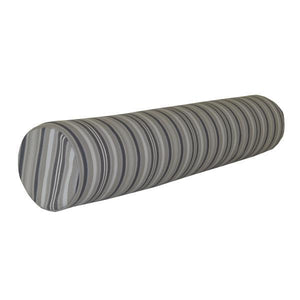 Outdoor Bolster Pillow Cushions & Pillows 7"X36" / Gray Stripe / outdoor bolster pillows