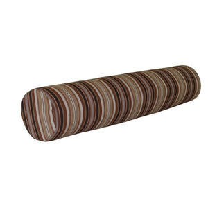 Outdoor Bolster Pillow Cushions & Pillows 7"X36" / Maroon Stripe / outdoor bolster pillows