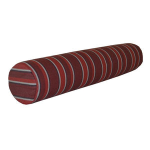 Outdoor Bolster Pillow Cushions & Pillows 7"X36" / Red Stripe