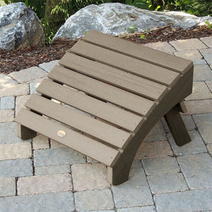 Outdoor Folding Adirondack Ottoman Ottoman