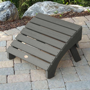 Outdoor Folding Adirondack Ottoman Patio Chair