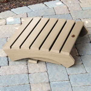 Outdoor Folding Adirondack Ottoman Patio Chair