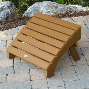 Outdoor Folding Adirondack Ottoman Patio Chair