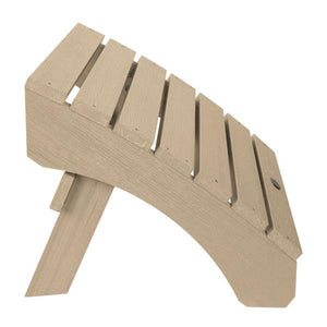 Outdoor Folding Adirondack Ottoman Patio Chair