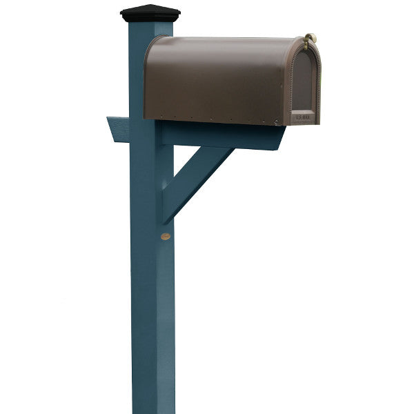 Outdoor Hazleton Mailbox Post Mailbox Post Nantucket Blue