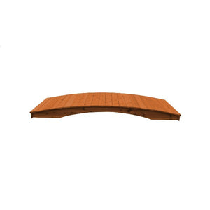 Plank Garden Bridge Bridge 4'  x  10' / Cedar Stain