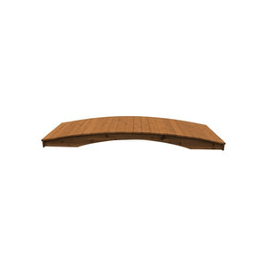 Plank Garden Bridge Bridge 4'  x  10' / Oak Stain