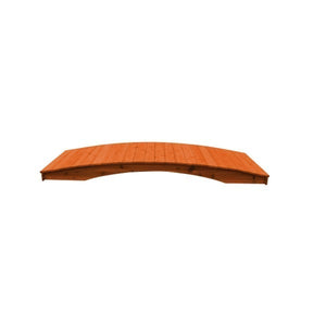 Plank Garden Bridge Bridge 4'  x  10' / Redwood Stain