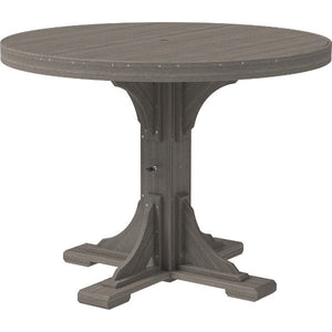 Poly 4 ft Round Table (Bar Height) by LuxCraft