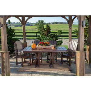 Poly 4ft x 6ft Rectangular Table Bar Height