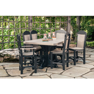 Poly 4ft x 6ft Rectangular Table Bar Height