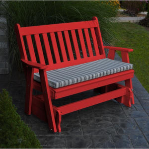 Poly Traditional English Glider Outdoor Glider