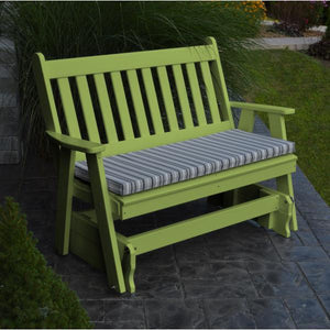 Poly Traditional English Glider Outdoor Glider