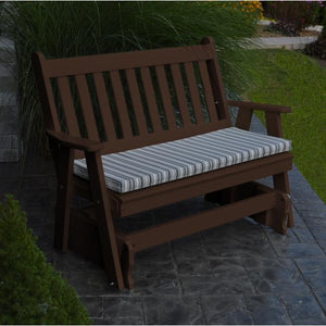 Poly Traditional English Glider Outdoor Glider