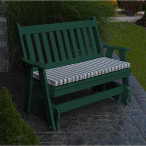 Poly Traditional English Glider Outdoor Glider