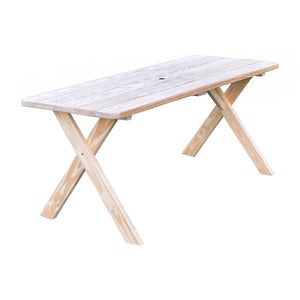 Pressure Treated Pine Crossleg Table Outdoor Tables