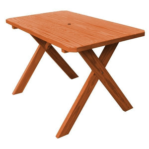 Pressure Treated Pine Crossleg Table Outdoor Tables
