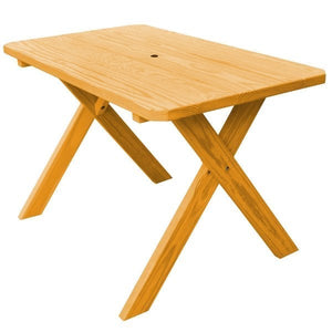 Pressure Treated Pine Crossleg Table Outdoor Tables