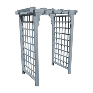 Pressure Treated Yellow Pine Lexington Arbor Porch Swing Stand 4ft / Gray Stain