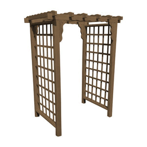 Pressure Treated Yellow Pine Lexington Arbor Porch Swing Stand 4ft / Mushroom Stain