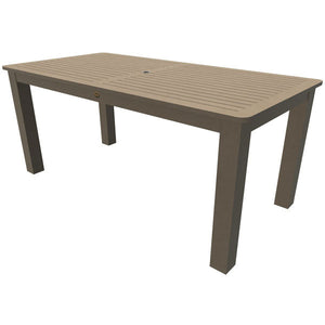 Rectangular Counter Table Dining Table 42" x 84" Table / Woodland Brown