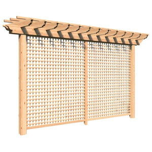 Red Cedar Monterrey Pergola with Lattice