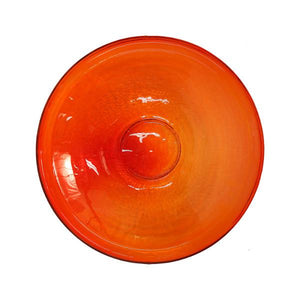 Red Crackle Glass Birdbath Bowl Birdbath Bowl