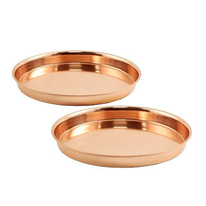 Round Copper Trays Copper Trays 8 inch