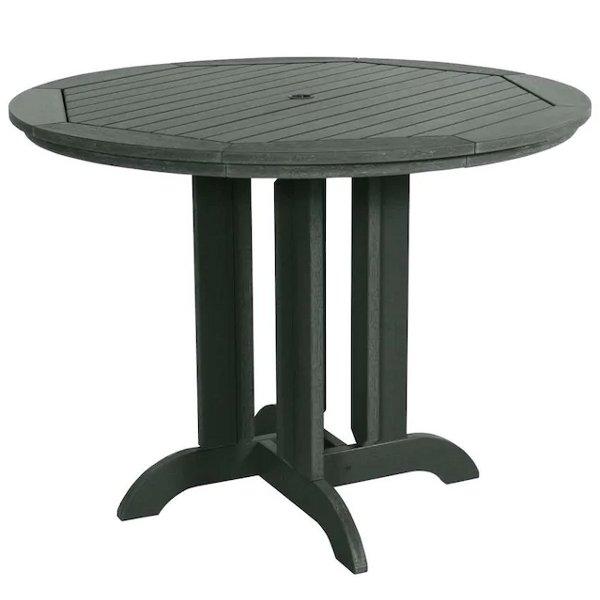 Round Counter Height Outdoor Dining Table Dining Table 48&quot; / Charleston Green