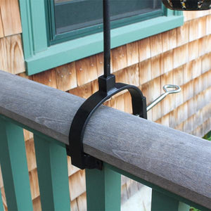 Shepherd's Hook with Over Railing Bracket Railing Bracket
