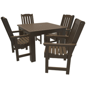Springville 5pc Square Dining Set Dining Set Weathered Acorn