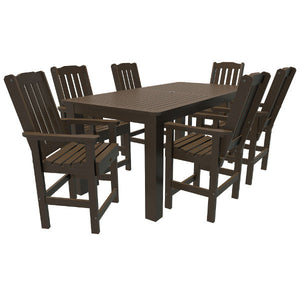 Springville 7pc 42x84 Counter Dining Set Dining Set Weathered Acorn