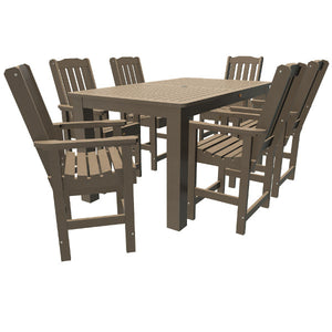 Springville 7pc Counter Dining Set Dining Set 42x72 / Woodland Brown