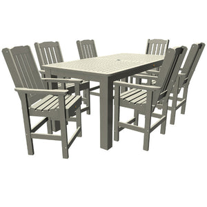 Springville 7pc Counter Dining Set Dining Set 42x84 / Harbor Gray