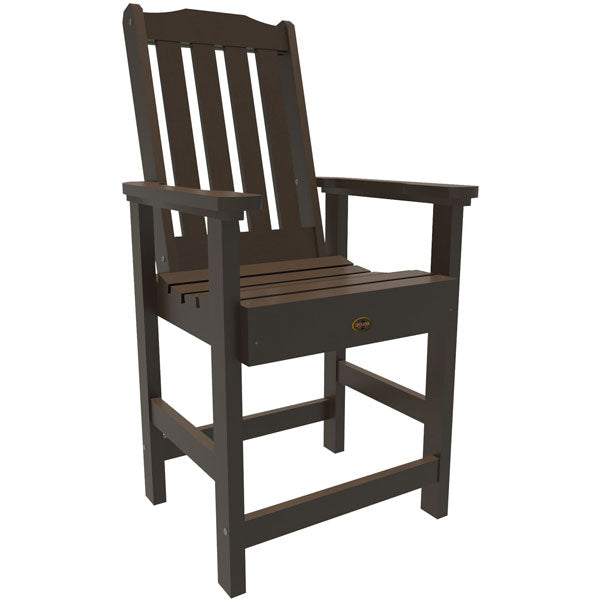Springville Counter Dining Arm Chair Arm Chair Weathered Acorn