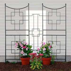 Square-On-Squares Garden Trellis Garden Trellis