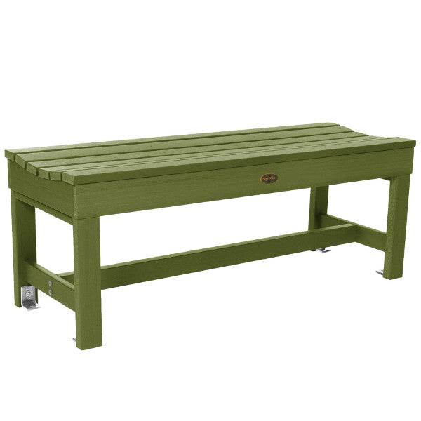 The Sequoia Professional Commercial Grade Weldon 4ft Backless Picnic Bench Picnic Bench Dried Sage
