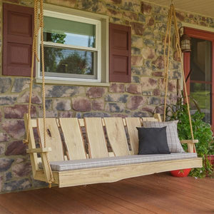 Timberland Swing with Rope Porch Swing