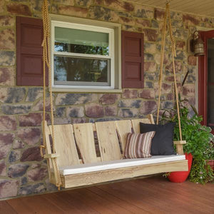 Timberland Swing with Rope Porch Swing