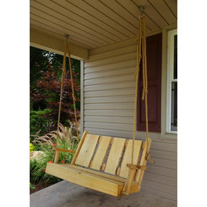 Timberland Swing with Rope Porch Swing